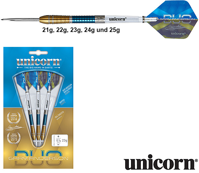 UNICORN Gary Anderson Duo P6 90%