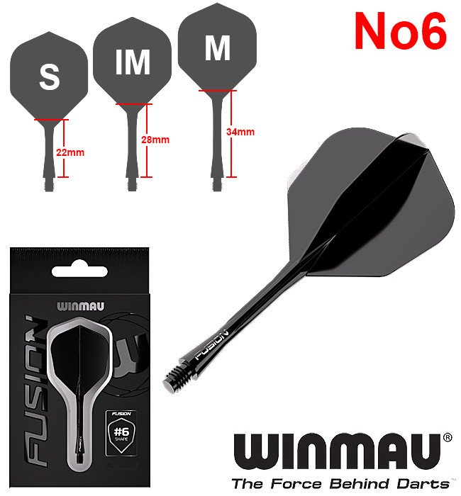 WINMAU Fusion F/S Black No6