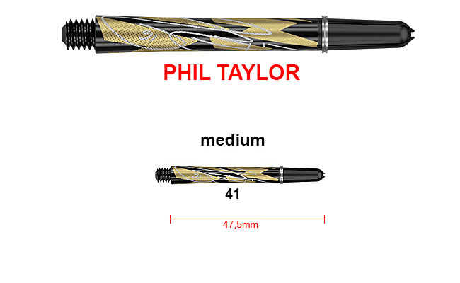 TARGET Pro Grip Icon Shafts Phil Taylor Medium