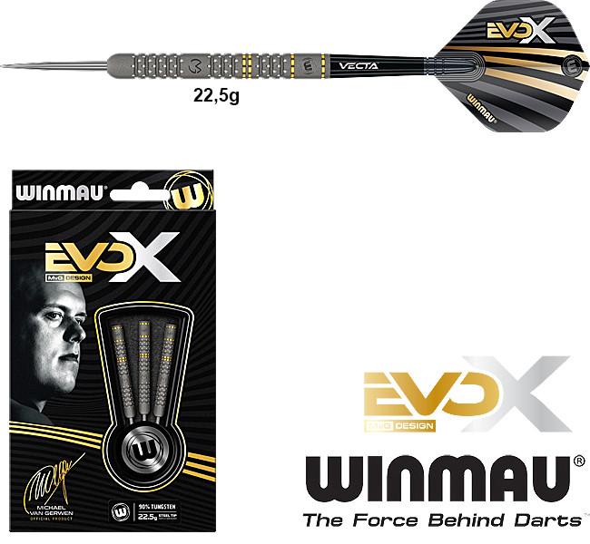 WINMAU Michael van Gerwen MvG EVO X 90% - 22,5g