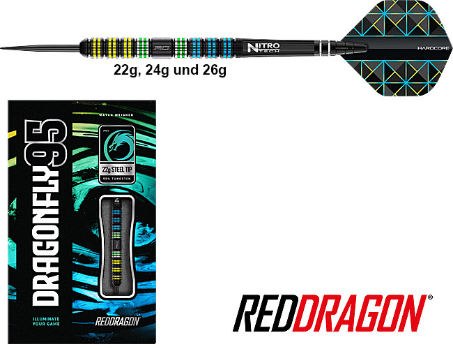 RED DRAGON Dragonfly 95% Black Parallel