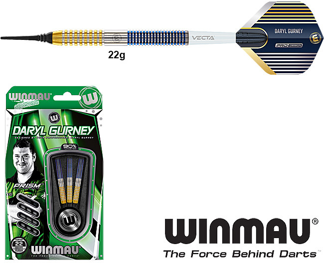 WINMAU Daryl Gurney SC 1.0 Series 90% Soft