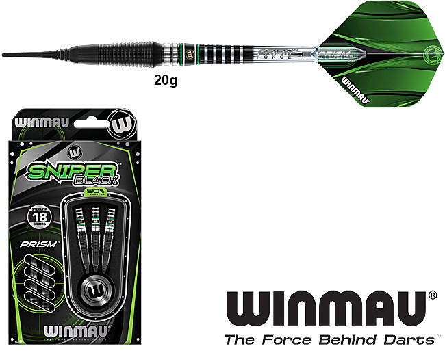 WINMAU Sniper Black 20g Soft