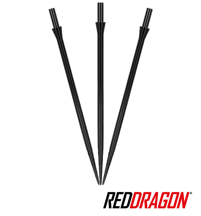 RED DRAGON Raptor Smooth Dart Points Black 50mm