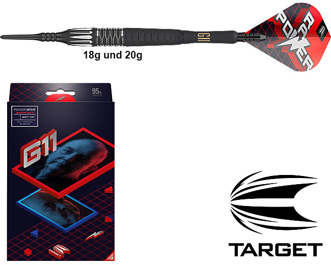 TARGET Phil Taylor Raw Power G11 95% Soft