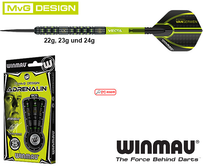 WINMAU Michael van Gerwen MvG Adrenalin