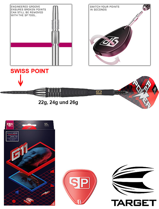 TARGET Phil Taylor Raw Power G11 SWISS Point 95%