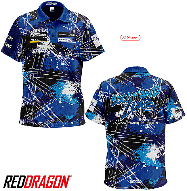 RED DRAGON Luke Humphries World Champion Tour Polo