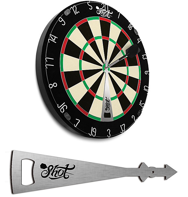 SHOT Dartboard Level Bottle Opener Tool